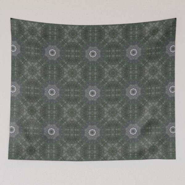 Item preview, Mossy Aged Wood Texture Kaleidoscope Pattern 5 designed and sold by Swabcraft.