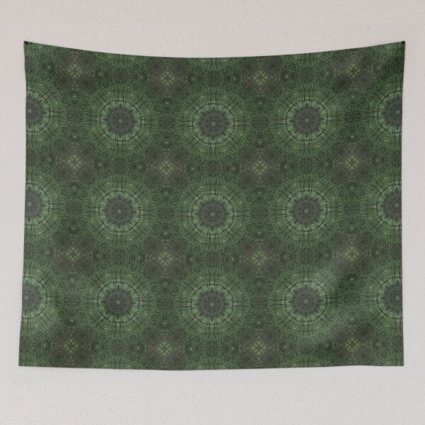 Item preview, Mossy Aged Wood Texture Kaleidoscope Pattern 6 designed and sold by Swabcraft.