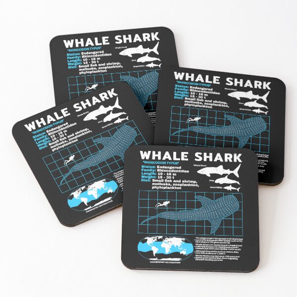 Item preview, Whale shark data sheet designed and sold by NicGrayGraphic.