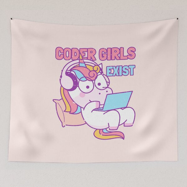 Item preview, Coder girls exist designed and sold by sashashuba.