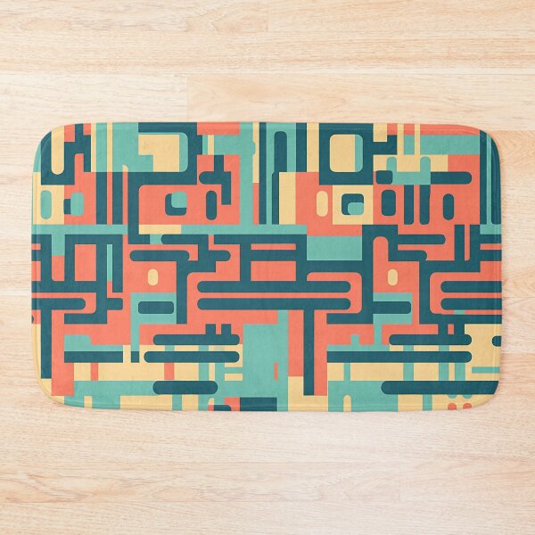 Item preview, Vibrant abstract perspective - Abstract Mindset Seamless Pattern designed and sold by nelloryn.