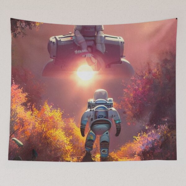 Item preview, Kid Astronaut With His Companion designed and sold by Space-Wear.