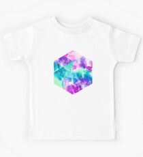 Inky Hexagons Kids Tee