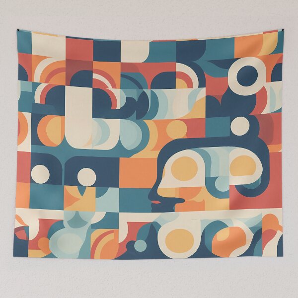 Item preview, Mental landscape - Abstract Mindset Seamless Pattern designed and sold by nelloryn.
