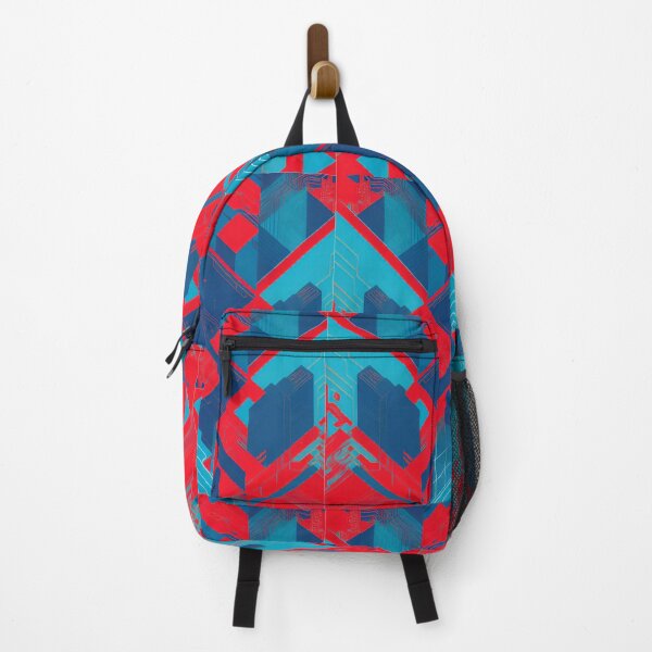 Item preview, Red and Blue Pattern Abstract designed and sold by Akashdigiart.