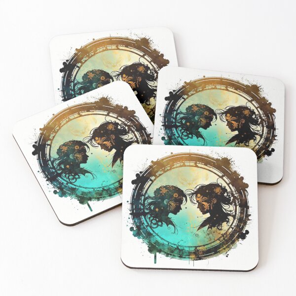 Item preview, Steampunk Astrology (Gemini) #7 - Sticker and T-Shirt Design designed and sold by MindAsylum.