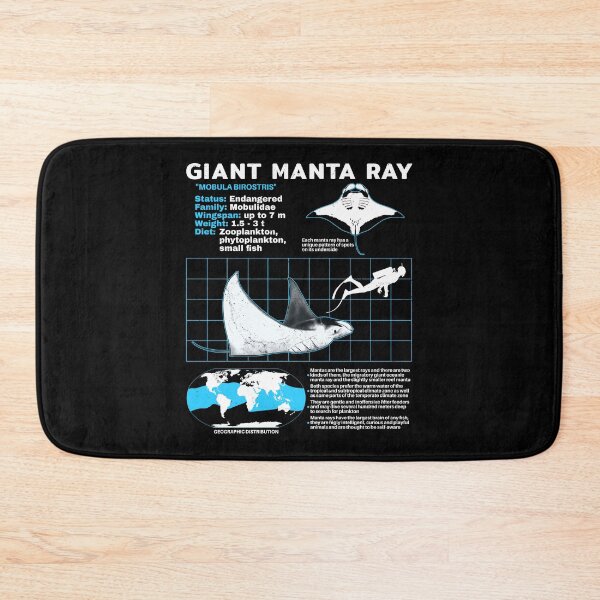 Item preview, Manta ray data sheet designed and sold by NicGrayGraphic.