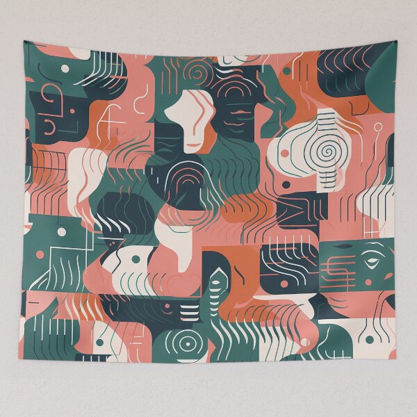 Item preview, Abstract philosophy - Abstract Mindset Seamless Pattern designed and sold by nelloryn.