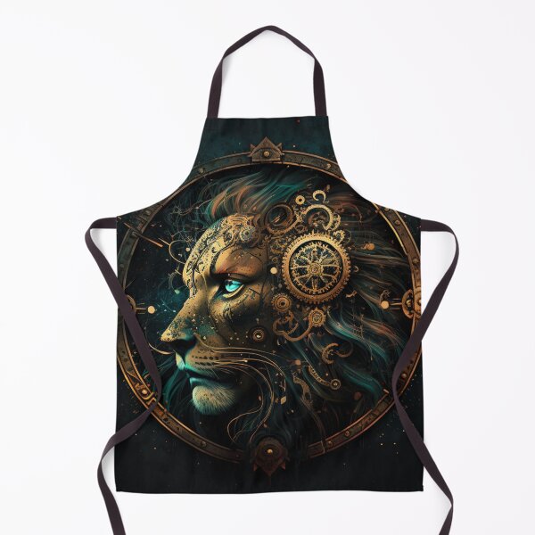 Item preview, Steampunk Astrology (Leo) #4 - Sticker and T-Shirt Design designed and sold by MindAsylum.
