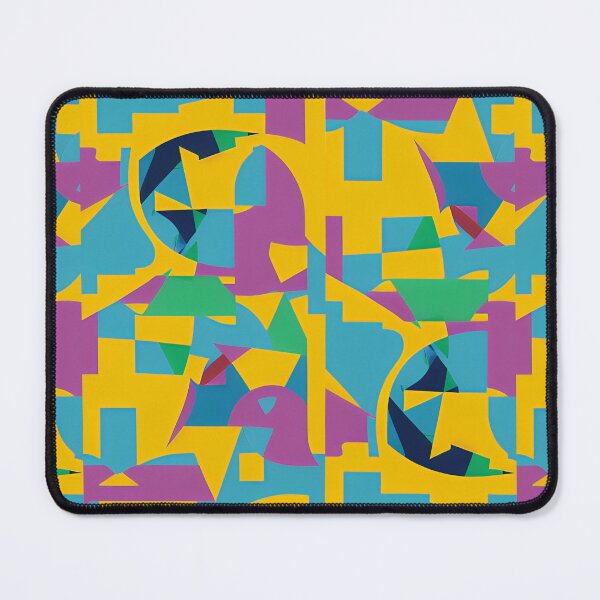 Item preview, Yellow, pink and Blue Pattern Abstract  designed and sold by Akashdigiart.