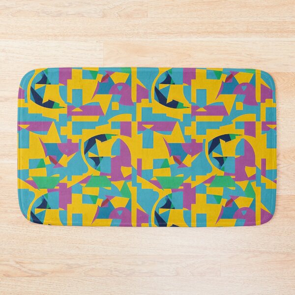 Item preview, Yellow, pink and Blue Pattern Abstract  designed and sold by Akashdigiart.
