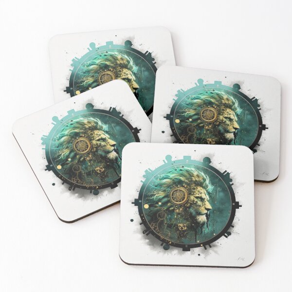 Item preview, Steampunk Astrology (Leo) #5 - Sticker and T-Shirt Design designed and sold by MindAsylum.