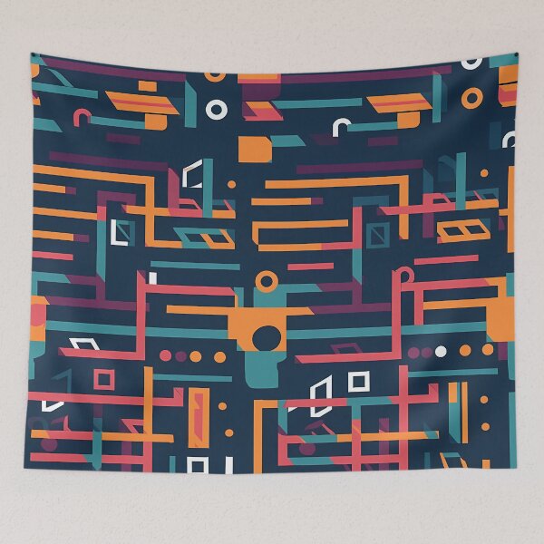 Item preview, Diverse abstract viewpoint - Abstract Mindset Seamless Pattern designed and sold by nelloryn.