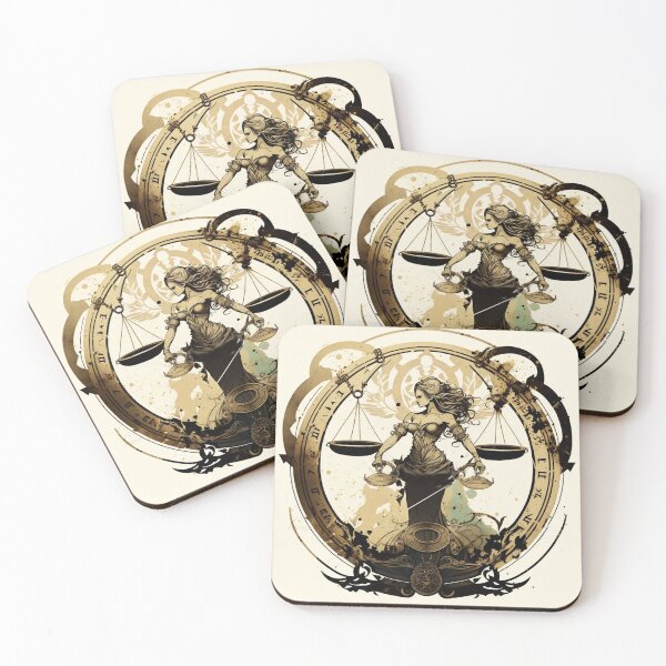 Item preview, Steampunk Astrology (Libra) #2 - Sticker and T-Shirt Design designed and sold by MindAsylum.