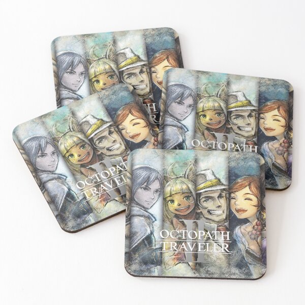 Item preview, Octopath Traveler 2 Characters designed and sold by kawaiicrossing.