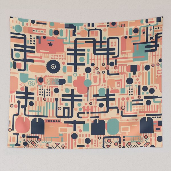 Item preview, Color-drenched creativity - Abstract Mindset Seamless Pattern designed and sold by nelloryn.