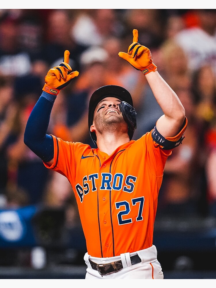 Jose Altuve Jersey Sticker Poster for Sale by isabelwfashley