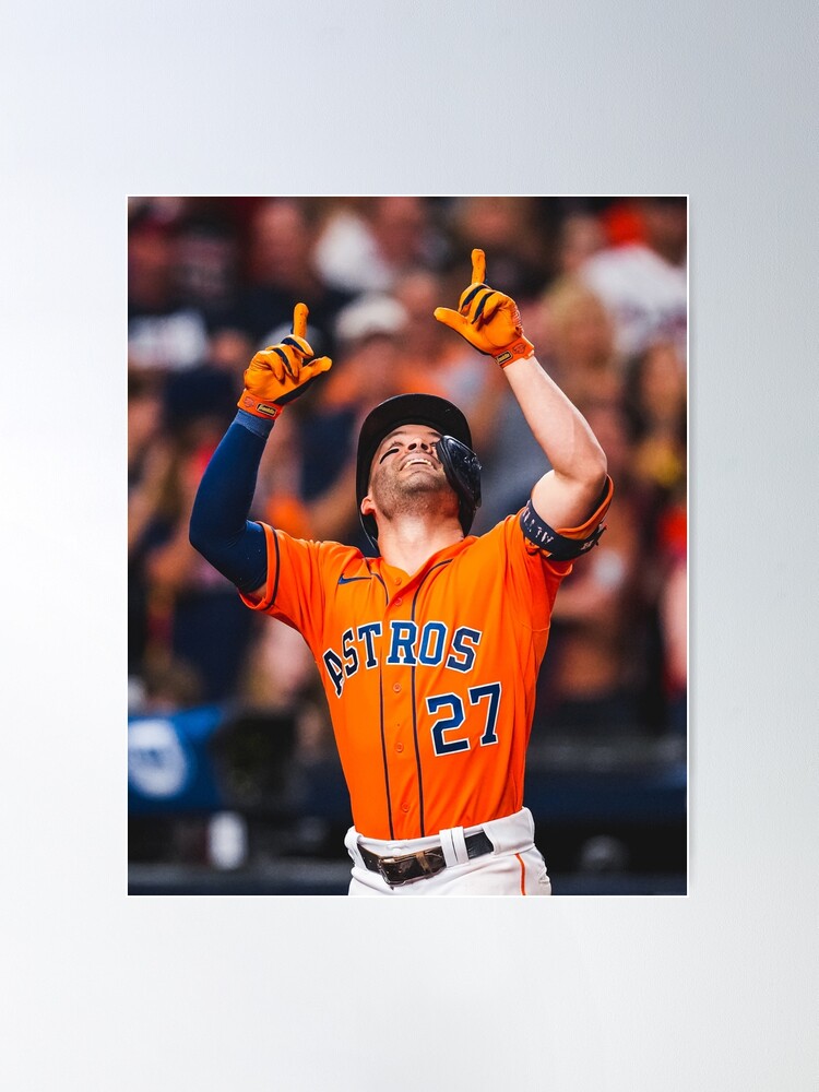 Jose Altuve Jersey Sticker Poster for Sale by marpmmaude