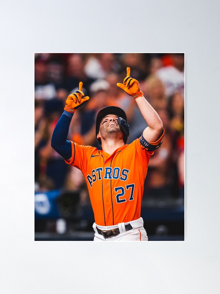 Jose Altuve Jersey Sticker Poster for Sale by isabelwfashley