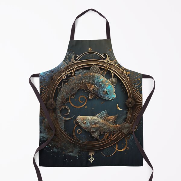 Item preview, Steampunk Astrology (Pisces) #4 - Sticker and T-Shirt Design designed and sold by MindAsylum.