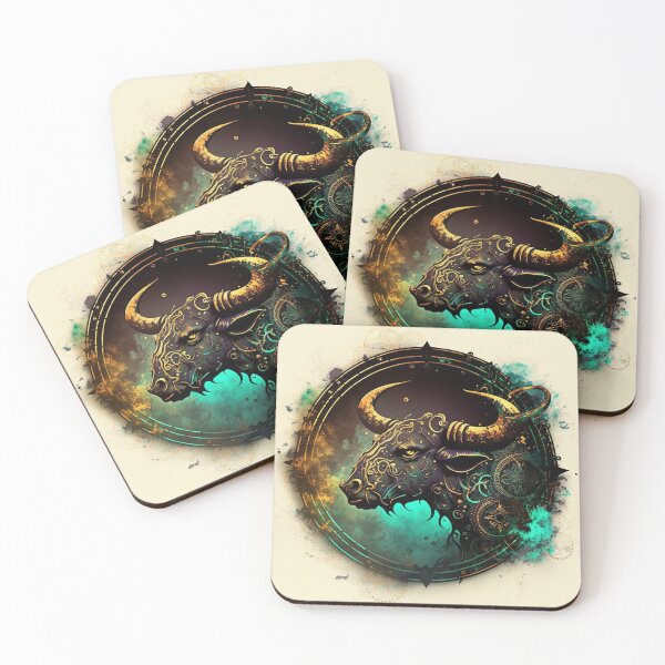 Item preview, Steampunk Astrology (Taurus) #4 - Sticker and T-Shirt Design designed and sold by MindAsylum.