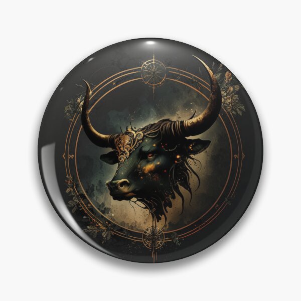 Item preview, Steampunk Astrology (Taurus) #5 - Sticker and T-Shirt Design designed and sold by MindAsylum.