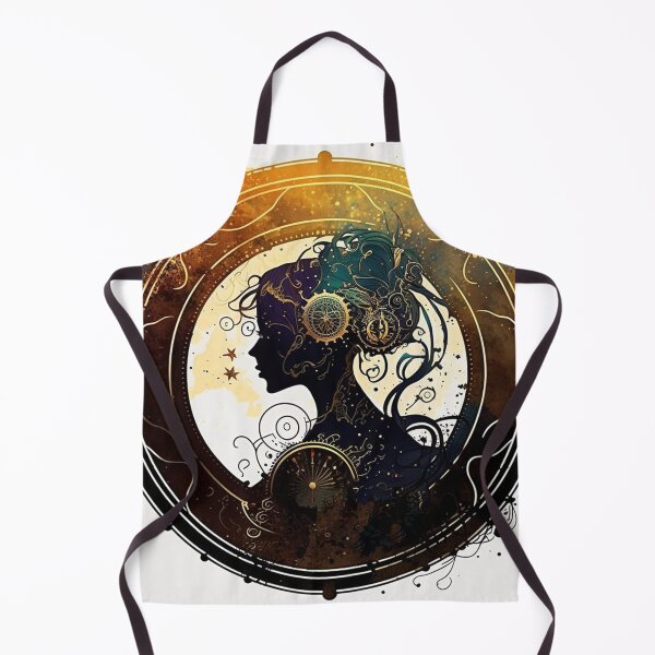 Item preview, Steampunk Astrology (Virgo) #4 - Sticker and T-Shirt Design designed and sold by MindAsylum.
