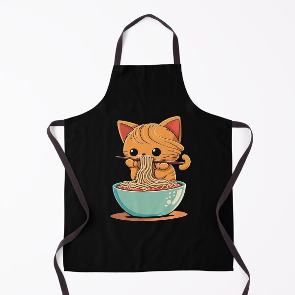 Item preview, cat eating spaghetti  designed and sold by gracemayle.