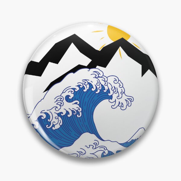 Item preview, Mountain and Wave an sun  designed and sold by ArtShotss.