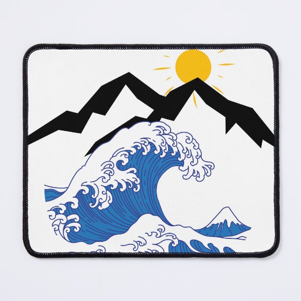 Item preview, Mountain and Wave an sun designed and sold by ArtShotss.