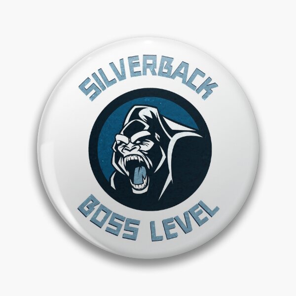 Item preview, Silverback Gorilla Boss Level Raging Ape designed and sold by SplendidThings.