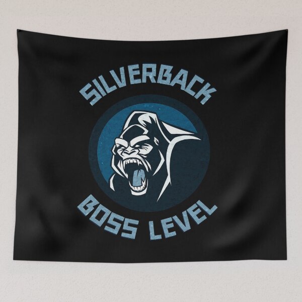Item preview, Silverback Gorilla Boss Level Raging Ape designed and sold by SplendidThings.