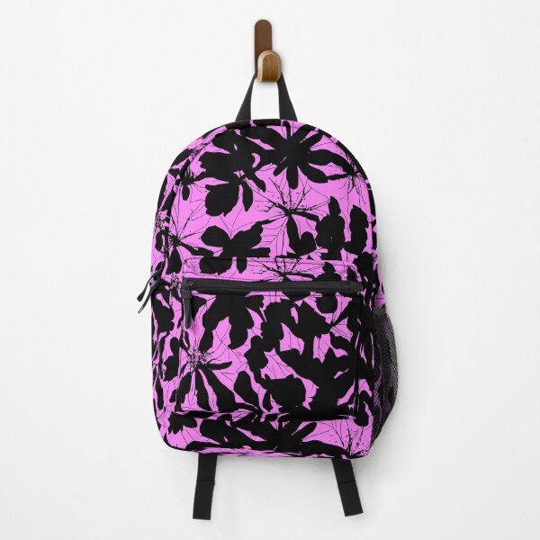 Item preview, Pink And Black Foliage | Repeating Leaf Pattern designed and sold by TMBTM.