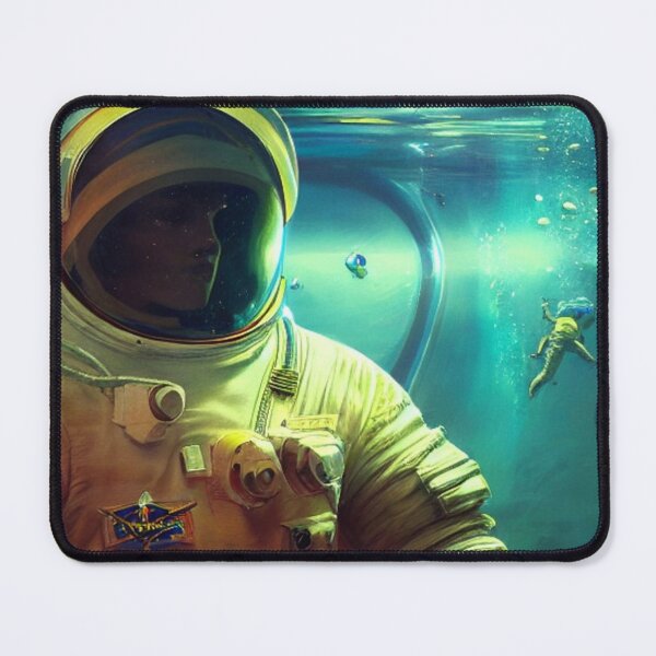 Item preview, Female Astronaut Underwater designed and sold by Space-Wear.
