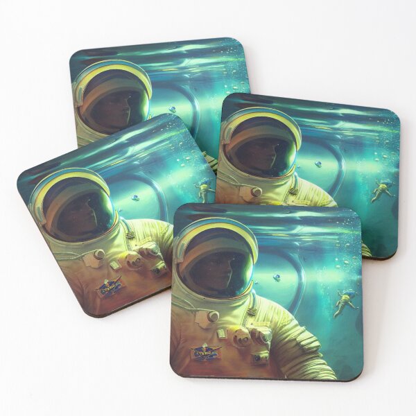 Item preview, Female Astronaut Underwater designed and sold by Space-Wear.