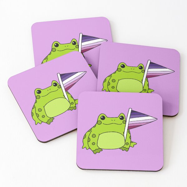 Item preview, Butch Lesbian Pride Frog designed and sold by everything4eva.