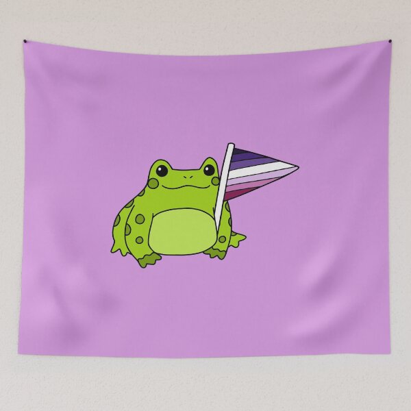 Item preview, Butch Lesbian Pride Frog designed and sold by everything4eva.