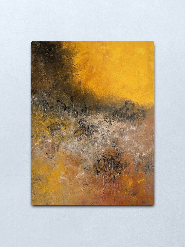 Alternate view of FIRE TRAIL Metal Print
