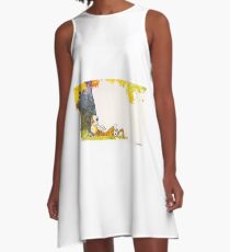 Calvin and Summer - Summer Vacation A-Line Dress