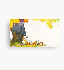 Calvin and Summer - Summer Vacation Metal Print