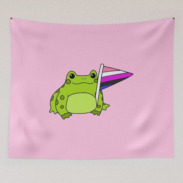 Item preview, Genderfluid Pride Frog designed and sold by everything4eva.