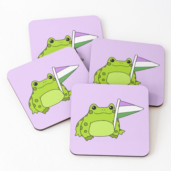Item preview, Genderqueer Pride Frog designed and sold by everything4eva.