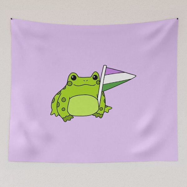 Item preview, Genderqueer Pride Frog designed and sold by everything4eva.