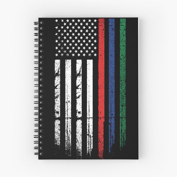 Item preview, Thin Red Blue Green Line Tee Police Firefighters Military designed and sold by Graphicganga.