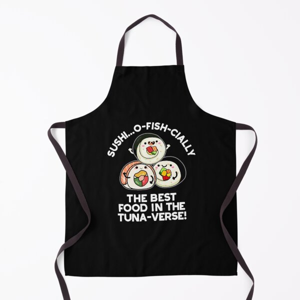 Item preview, Sushi The Best Food In The Tuna-verse Funny Puns (Dark BG) designed and sold by punnybone.