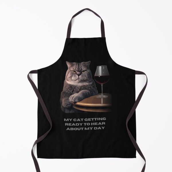 Item preview, Cat and wine designed and sold by Justsweetdesign.