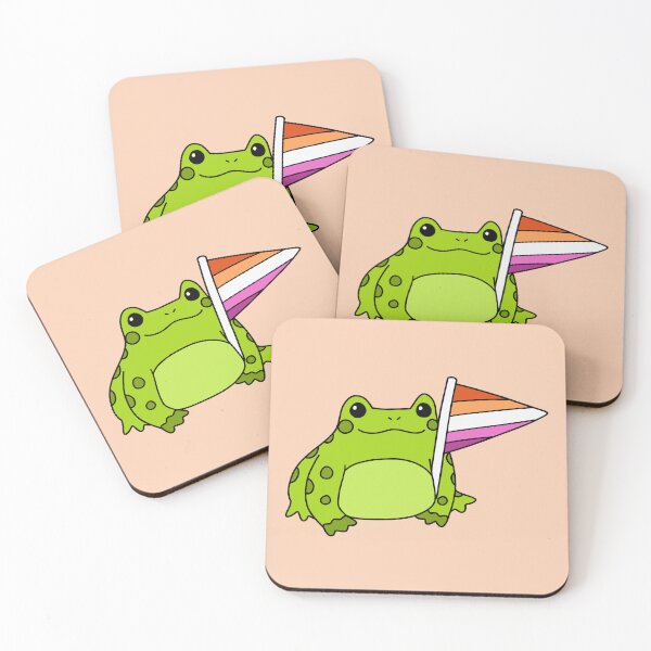 Item preview, Lesbian Pride Frog designed and sold by everything4eva.