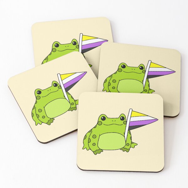 Item preview, Nonbinary Pride Frog designed and sold by everything4eva.