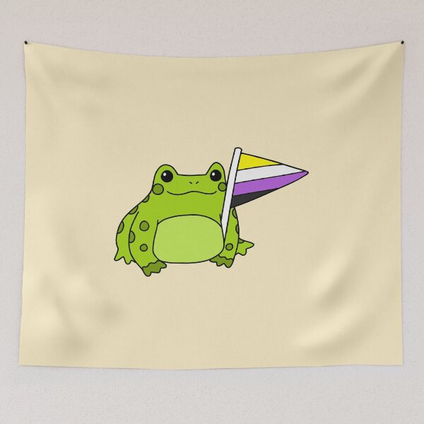 Item preview, Nonbinary Pride Frog designed and sold by everything4eva.