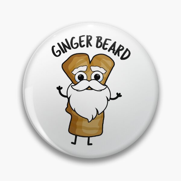 Item preview, Ginger Beard Funny Gingerbread Puns  designed and sold by punnybone.